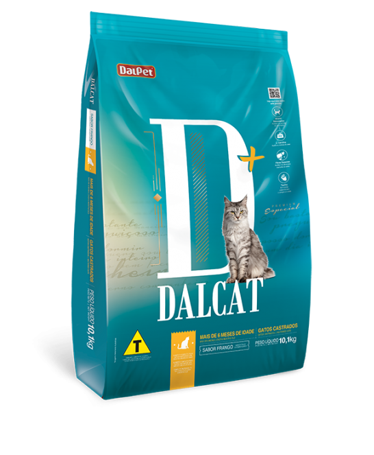 DalCat D+ Gatos Castrados Sabor Frango
