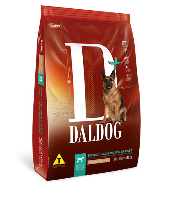 DalDog D+ Senior Raças Médias e Grandes