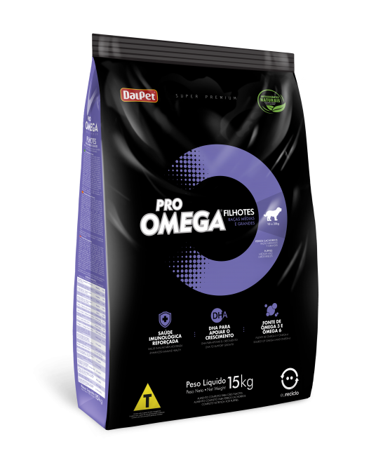 Pro Omega Filhotes Raças Médias e Grandes