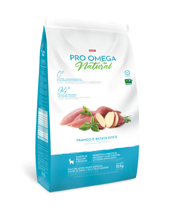 Pro Omega Natural Filhotes Raças Mini e Pequenas 